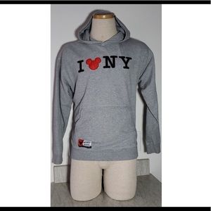 Disney Mickey Mouse I heart ny hoodie size small